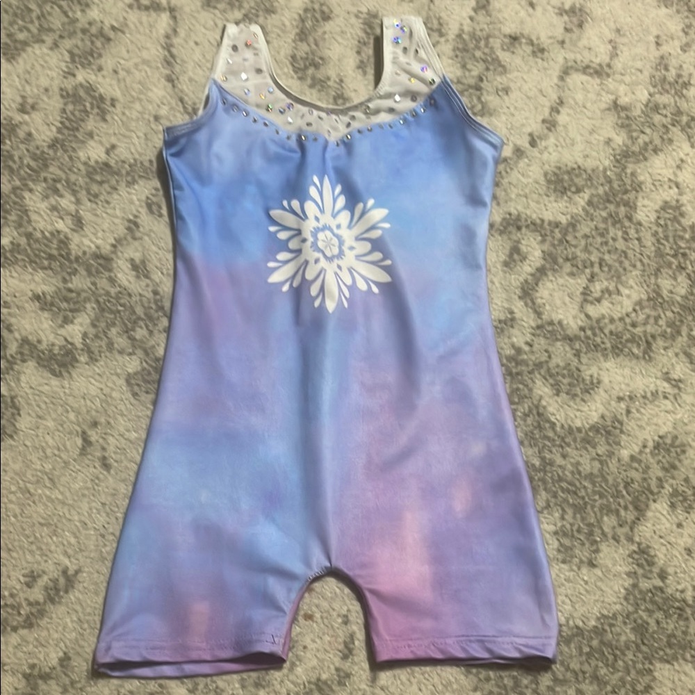Kids Gradient Gymnastics Leotard 3T